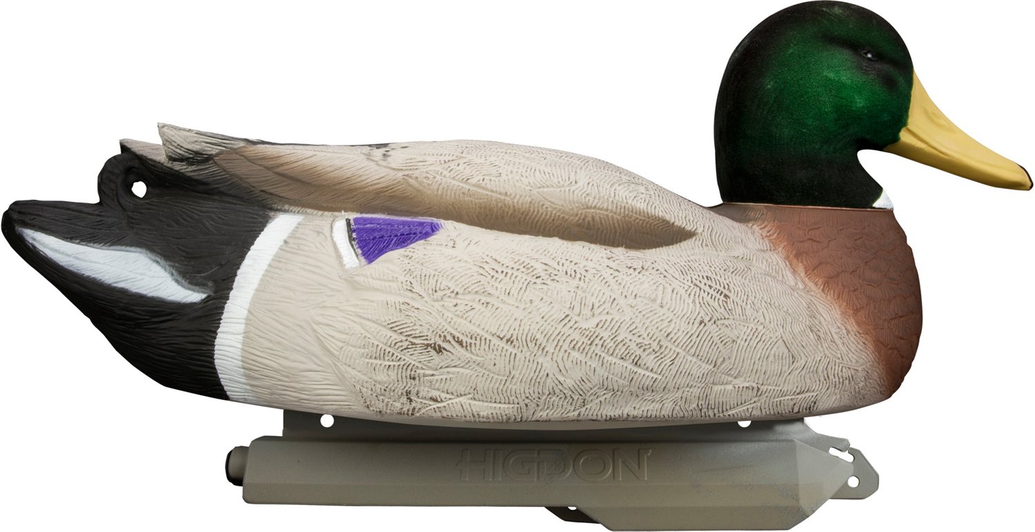 Higdon Outdoors Battleship Mallard Foam Filled Flocked Head 6-Pack