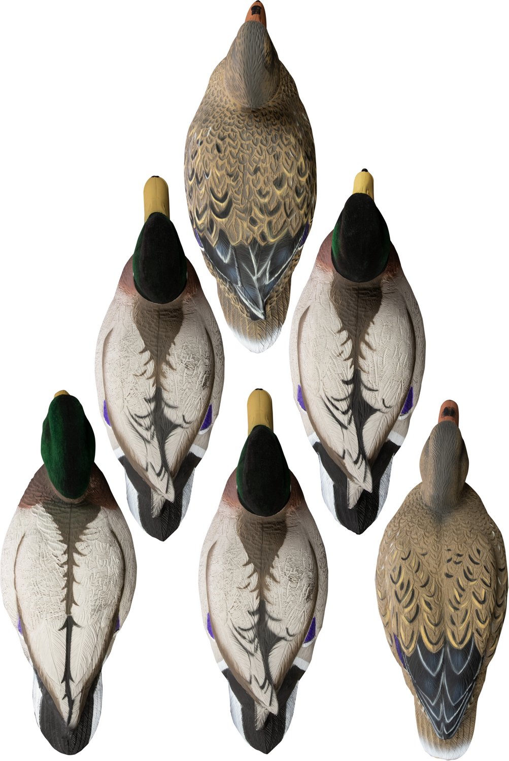 Higdon Outdoors Battleship Mallard Foam Filled Flocked Head 6-Pack - view number 2