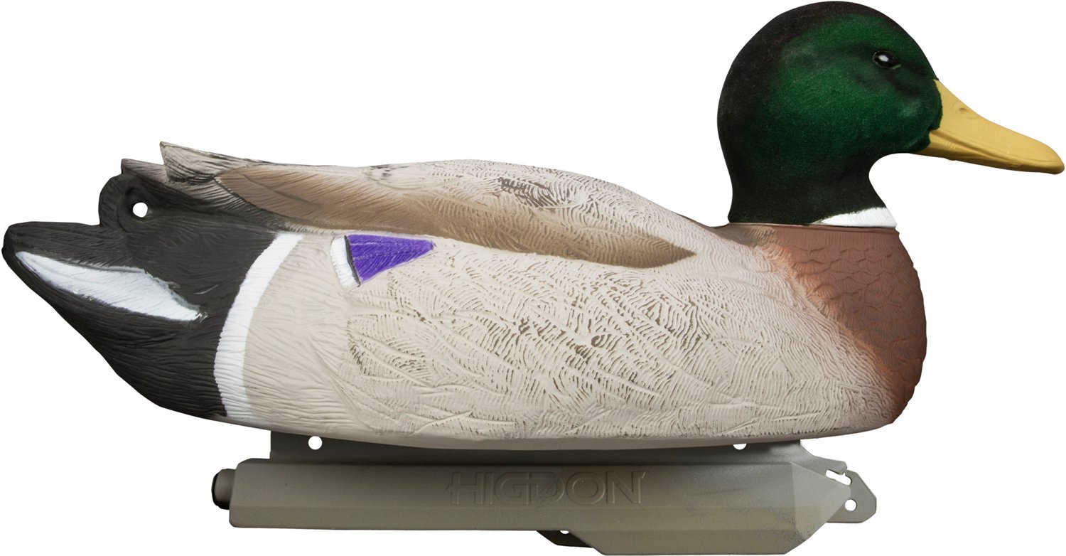 Higdon Outdoors Battleship Mallard Foam Filled Flocked Head 6-Pack