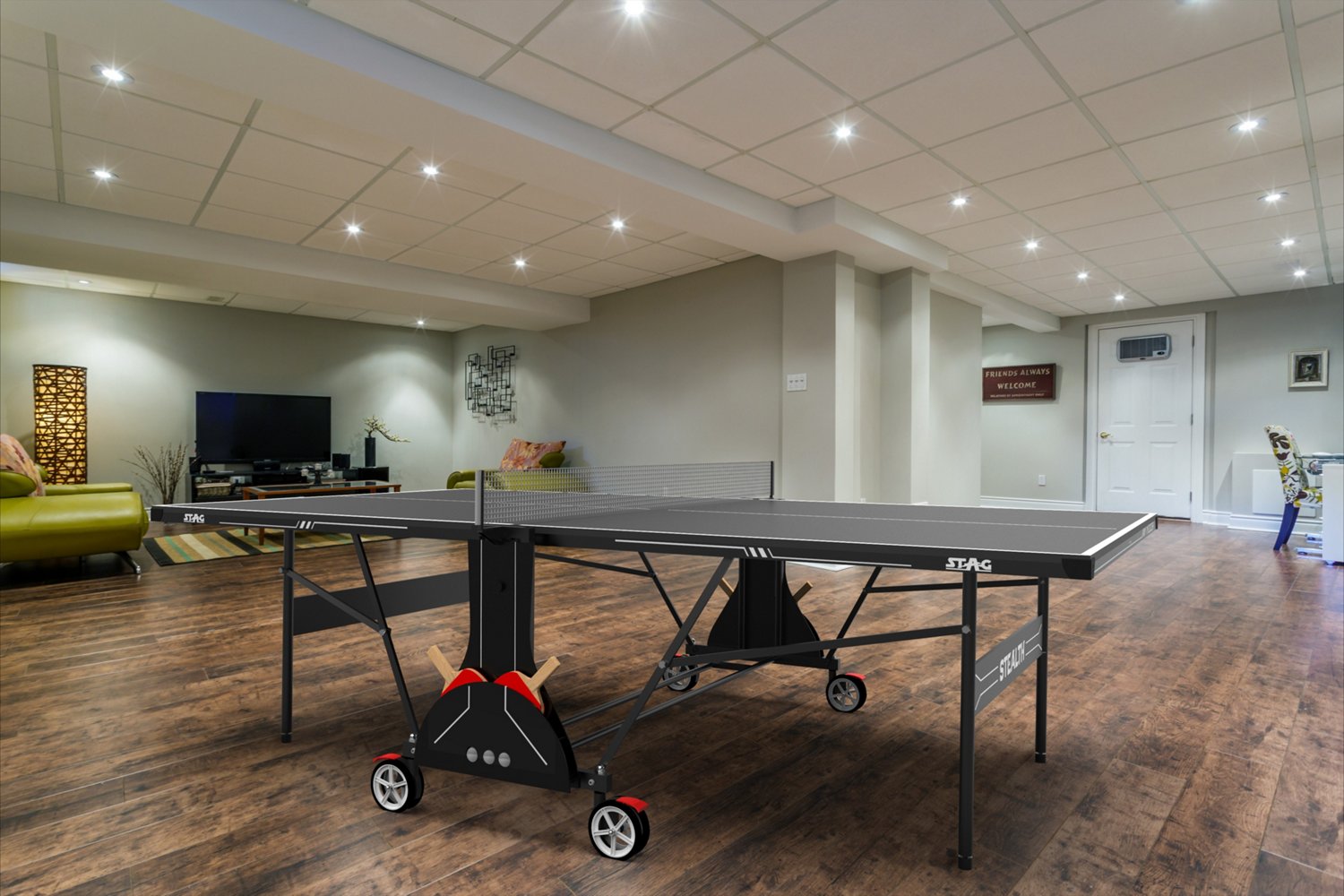 Kettler STAG Stealth Indoor Table Tennis Table - view number 4