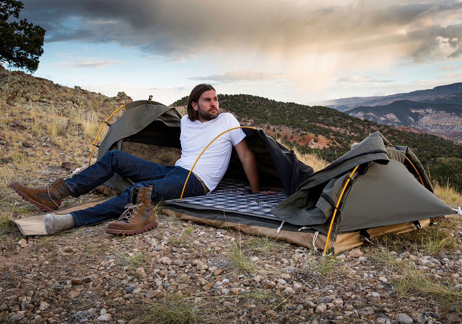 Kodiak Canvas Swag 1P Camping Tent | Free Shipping at Academy