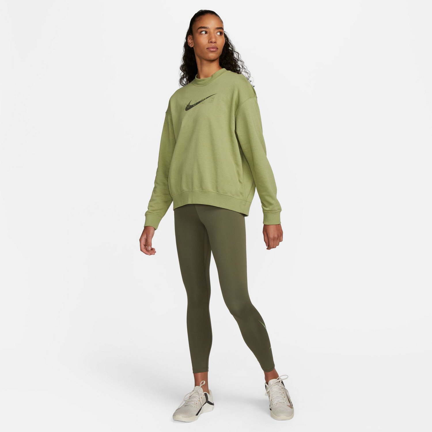 Nike Women's Dri-FIT Get Fit Graphic Crew Sweater - view number 4