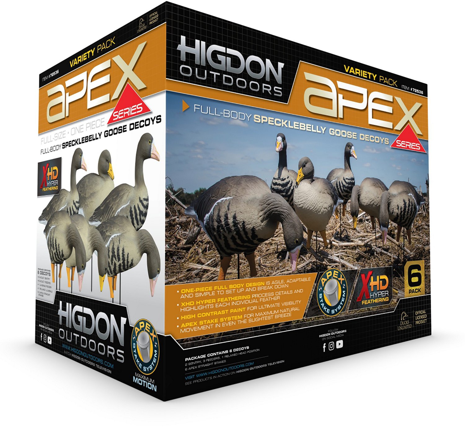 Higdon APEX Full Size Full Body Variety Pack, Specklebelly 6-Pack - view number 7
