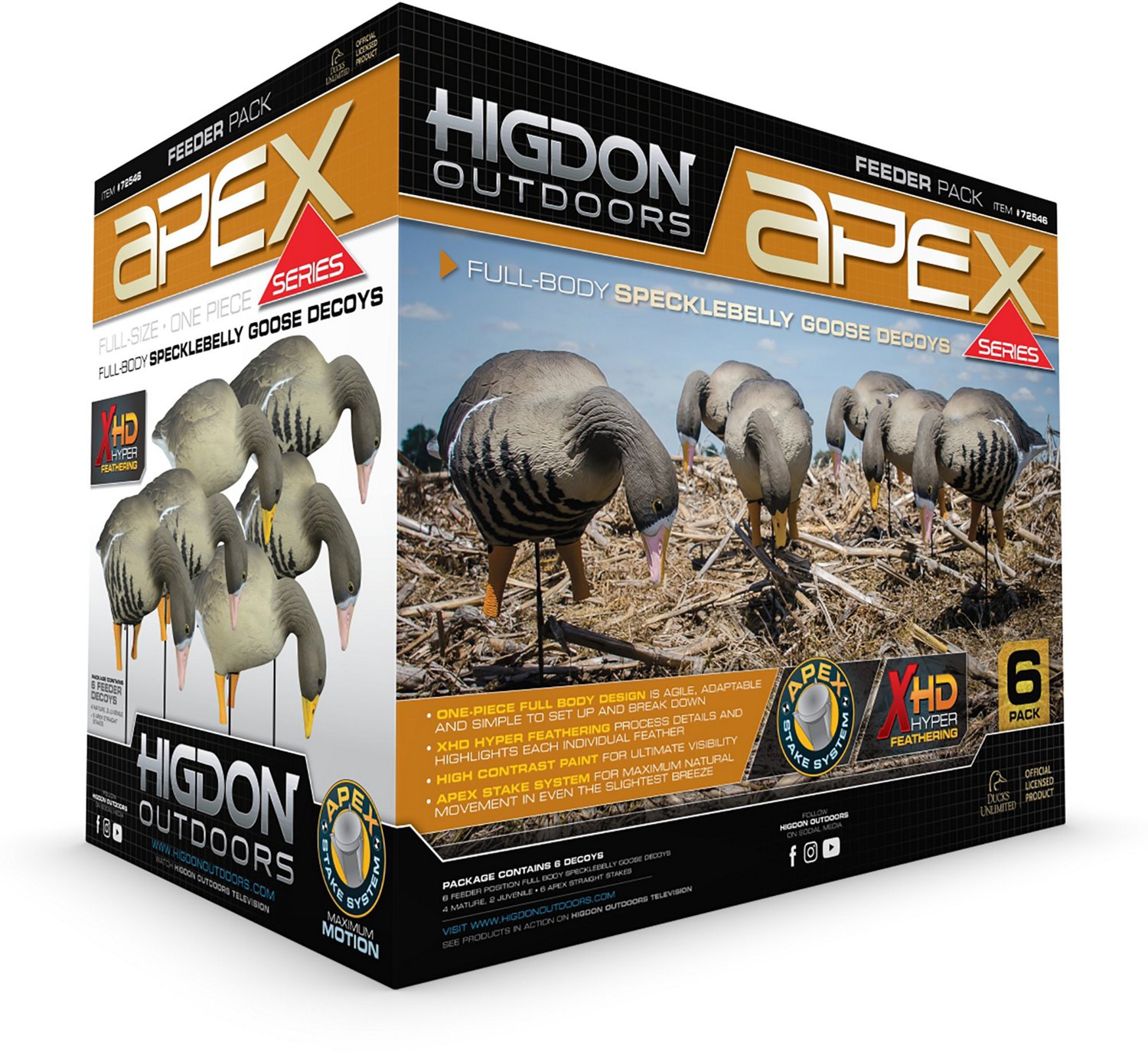 Higdon APEX Full Size Full Body TruFeeder, Specklebelly 6-Pack - view number 3