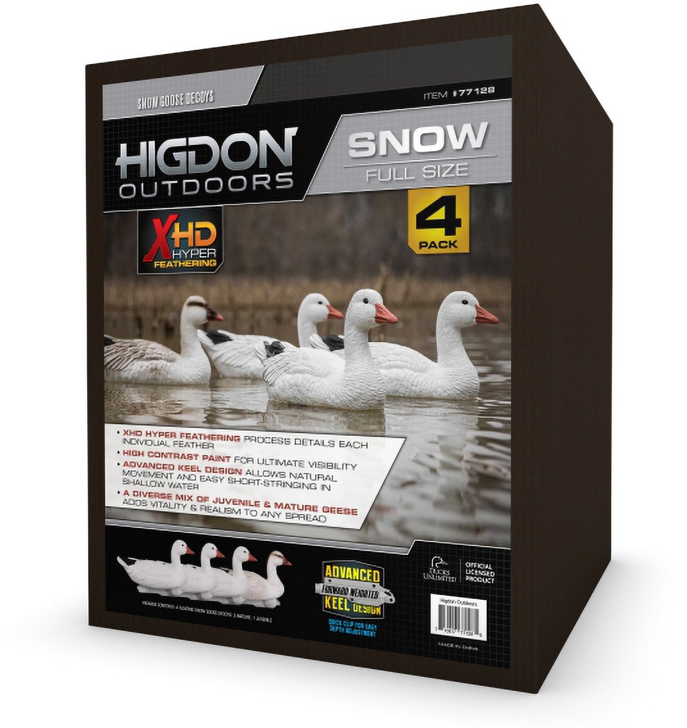Higdon Full Size Goose Floater, Snow 4-Pack - view number 5