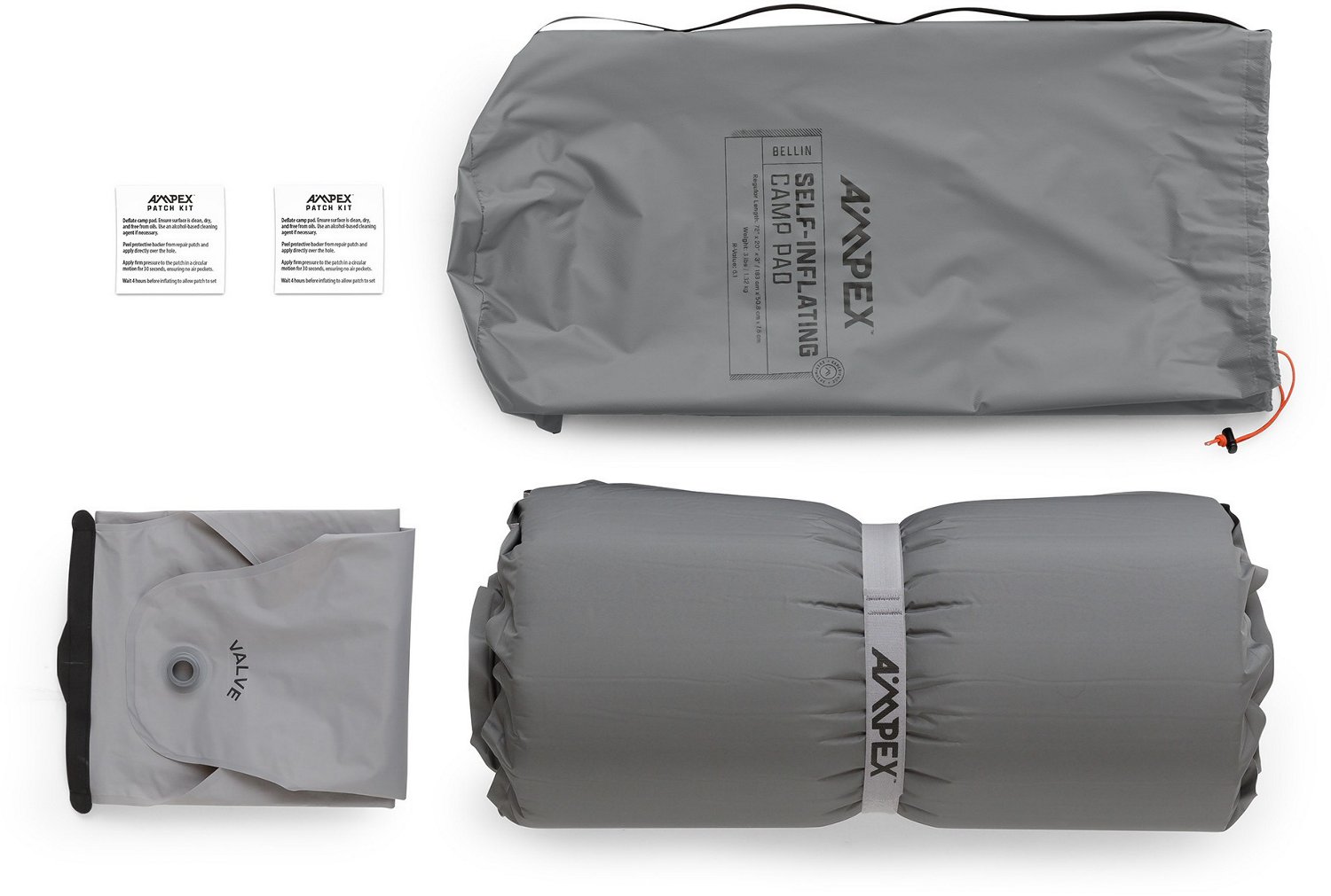 Ampex Bellin SelfInflating Camp Pad Free Shipping at Academy