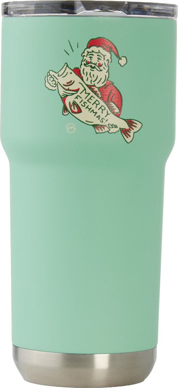 Magellan Outdoors Merry Fishmas 20 oz LE Throwback Tumbler | Academy