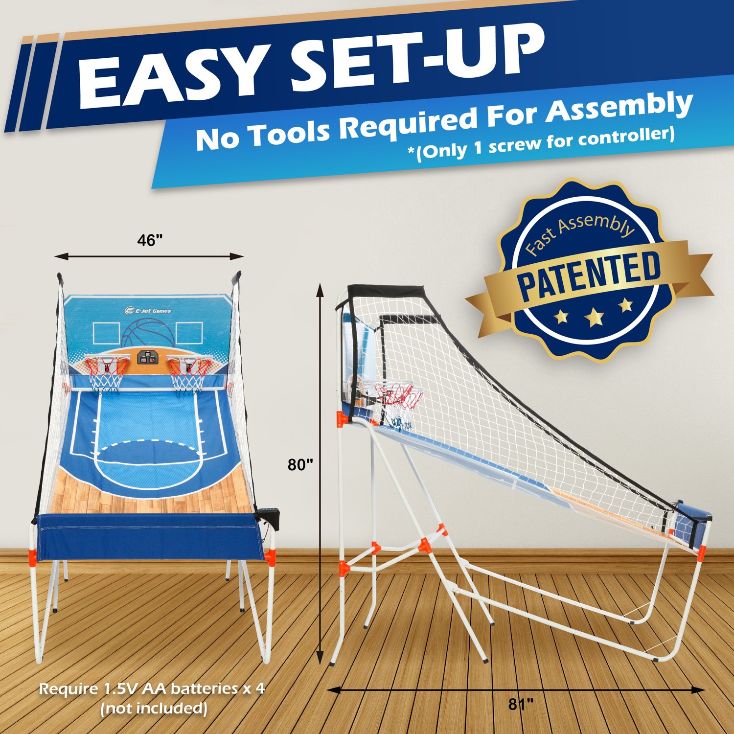 E-Jet Sport 16 in 1 Basketball Arcade Game                                                                                       - view number 4