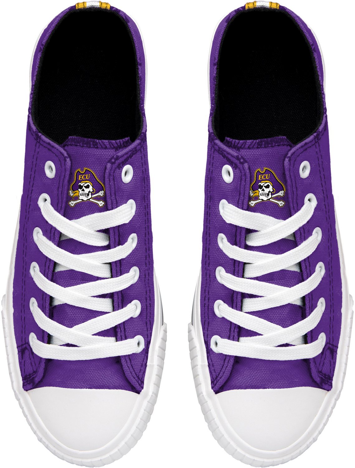 FOCO Unisex East Carolina University SMU Canvas Shoes                                                                            - view number 3