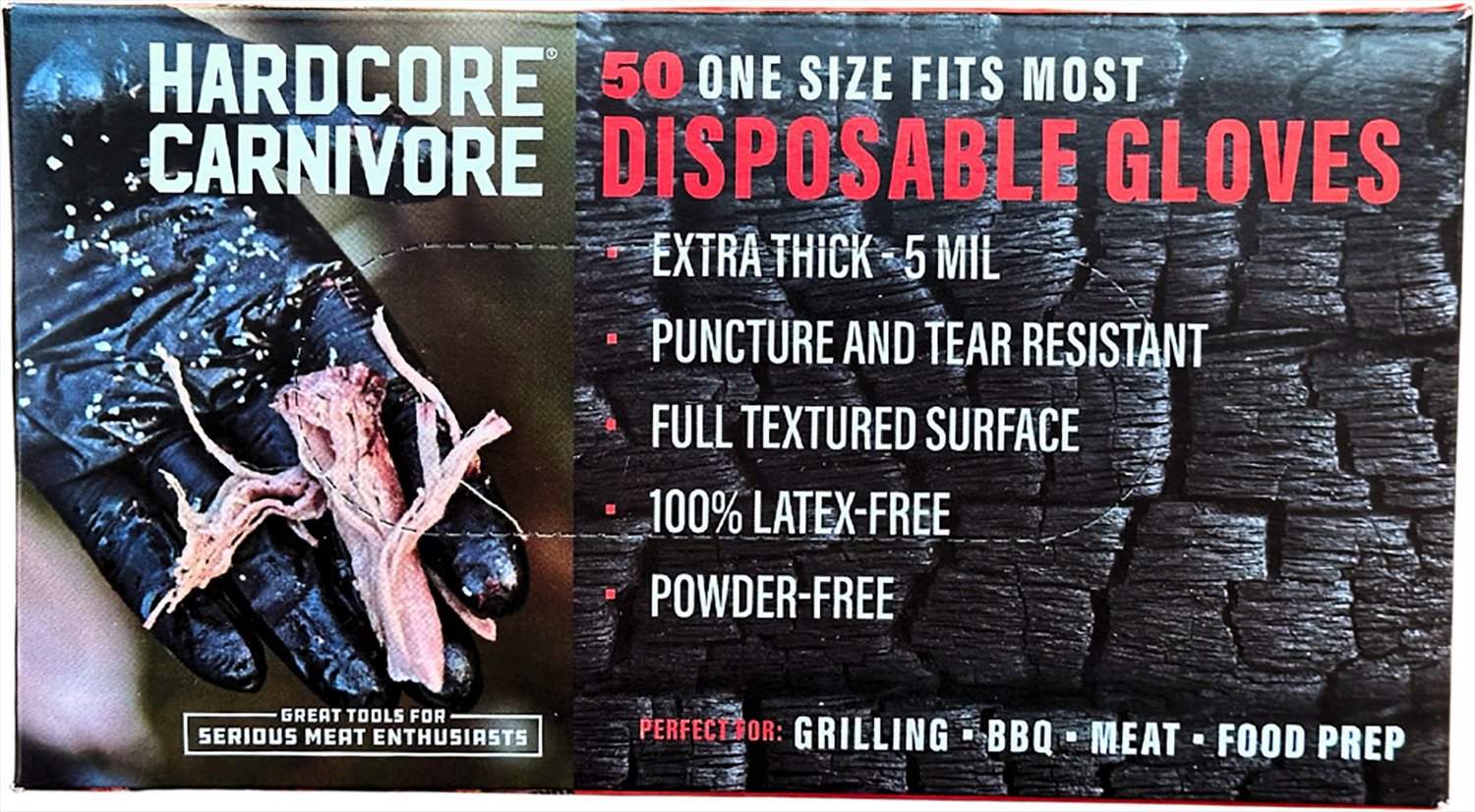 Hardcore Carnivore Food Prep Gloves 50-Pack - view number 3