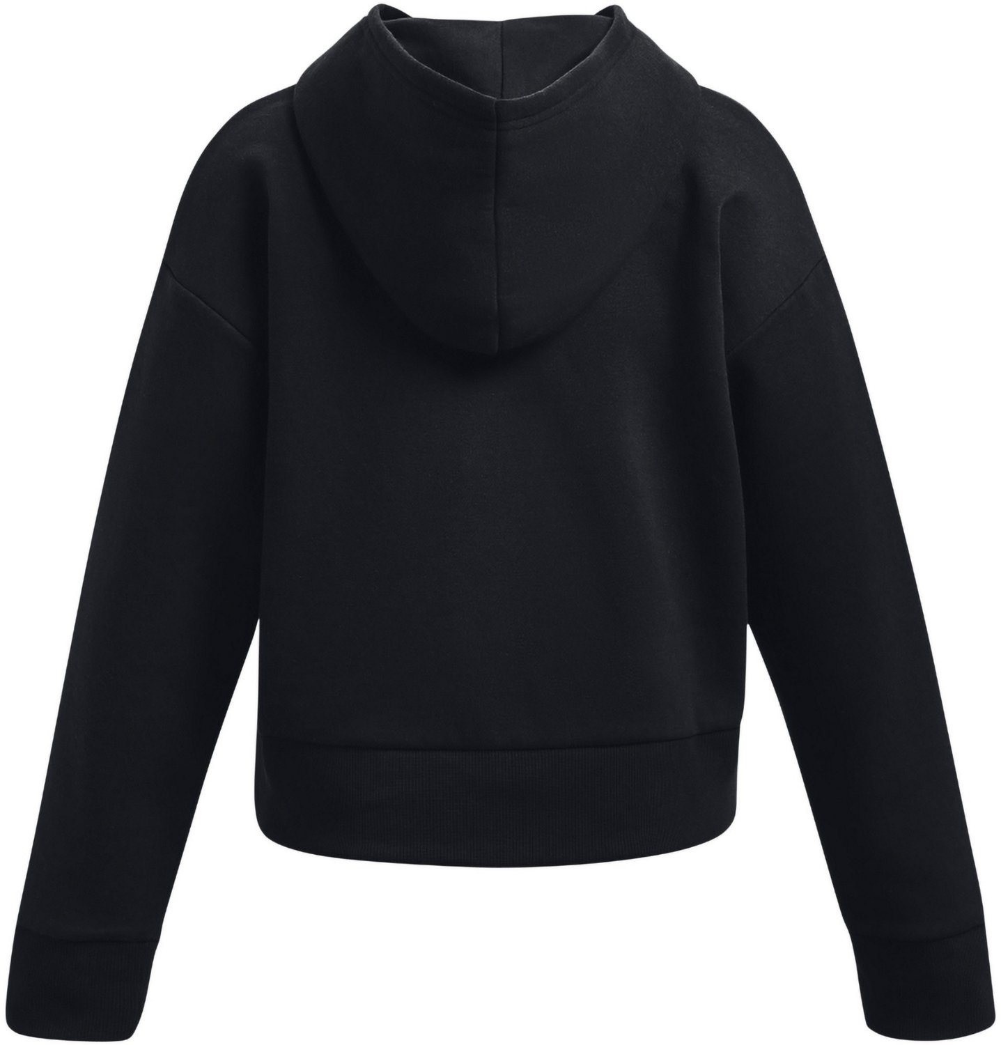 Under Armour Girls' Rival Fleece Crop Hoodie - view number 2