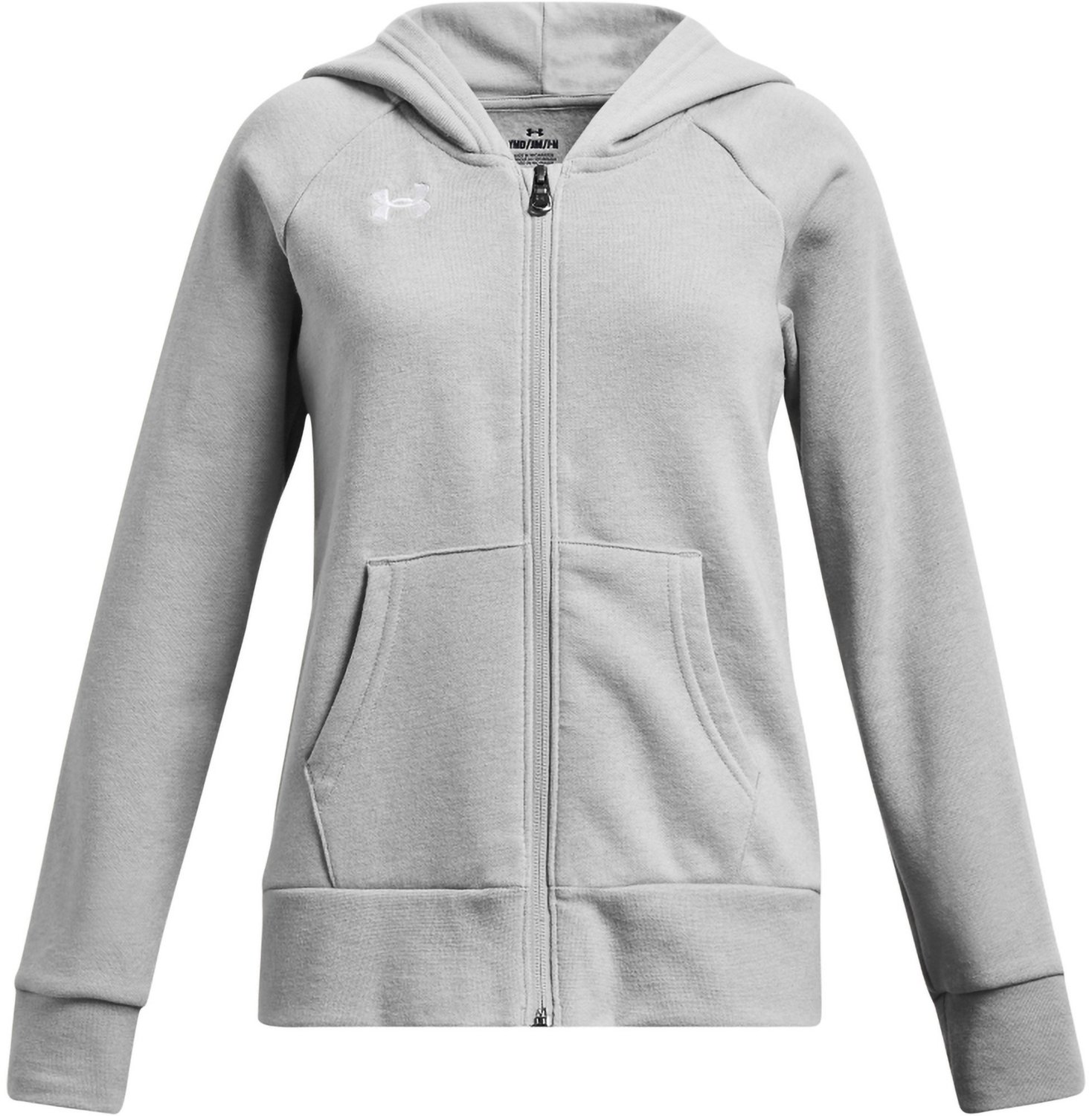 Under Armour Girls' Rival Fleece Full-Zip Hoodie