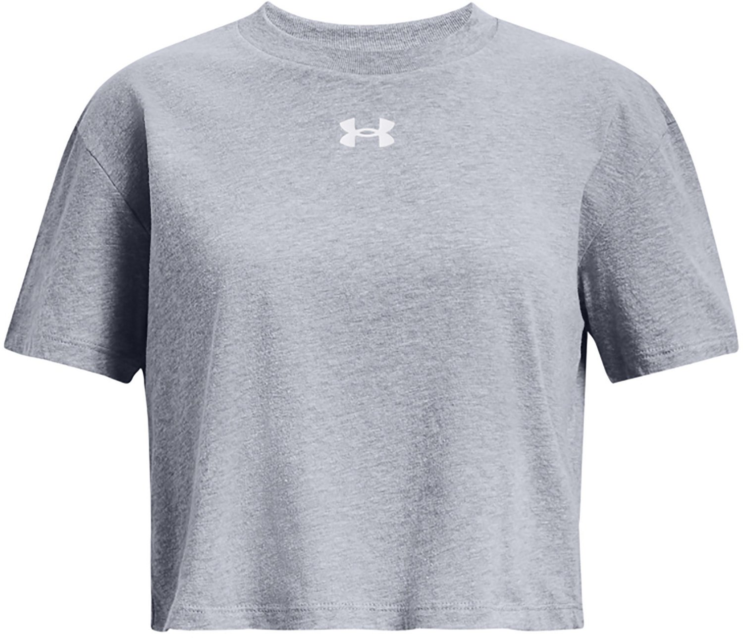 Under Armour Girls' Crop Sportstyle Logo Short Sleeve Shirt - view number 1