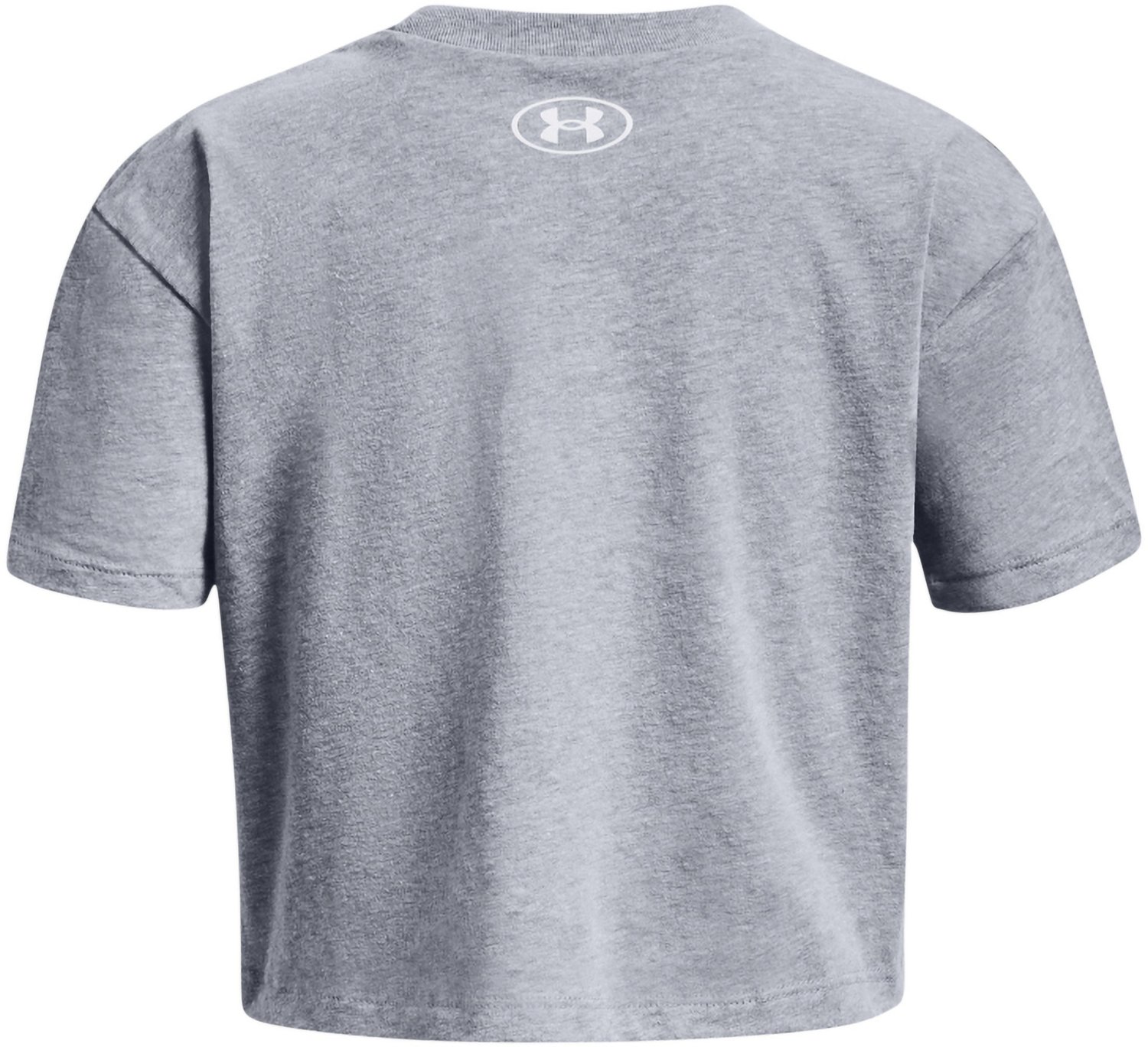 Under Armour Girls' Crop Sportstyle Logo Short Sleeve Shirt                                                                      - view number 2