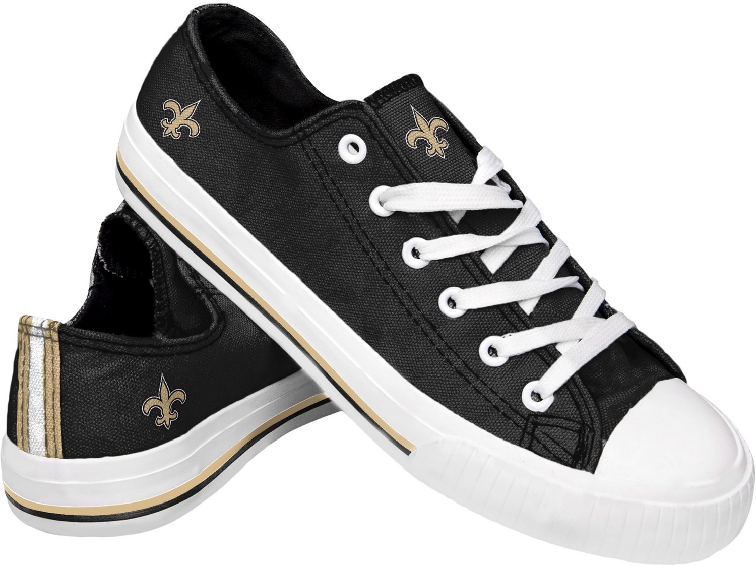 FOCO Unisex New Orleans Saints SMU Canvas Shoes