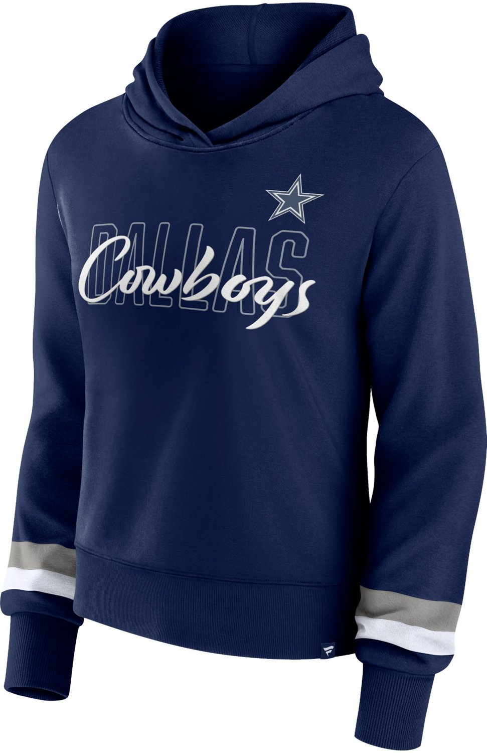 Fanatics Women's Dallas Cowboys Over Under Pullover Hoodie Academy