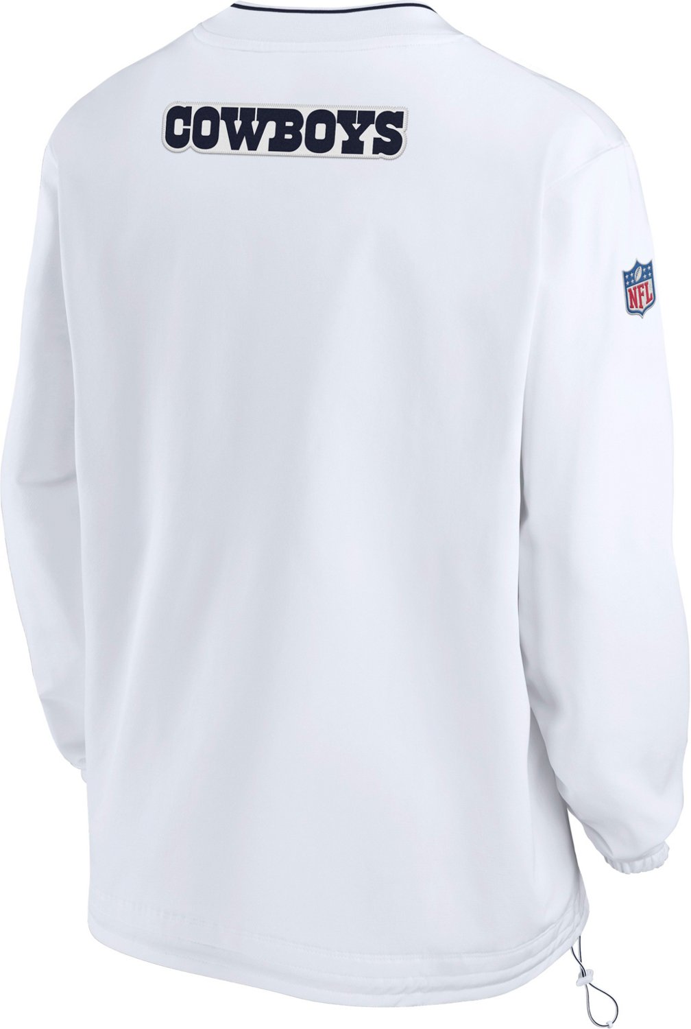 Nike Men's Dallas Cowboys Repel Woven Long Sleeve Windshirt - view number 2