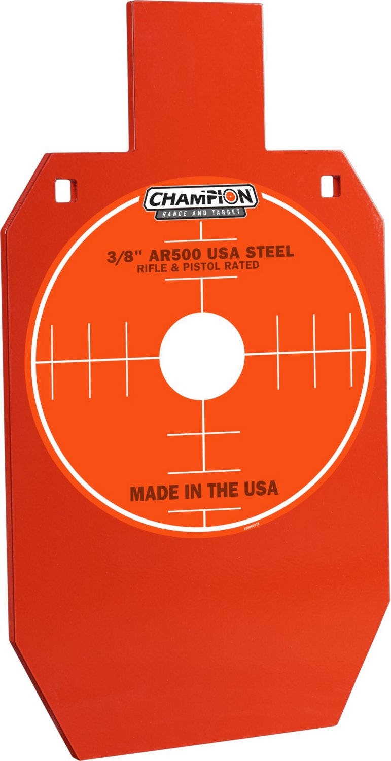 Champion Targets 66 Percent IPSC AR500 3/8 Steel Target                                                                          - view number 2