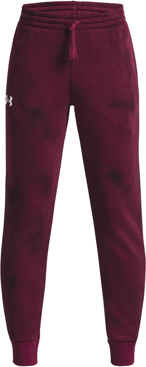 Under Armour Boys' Rival Fleece Print Joggers