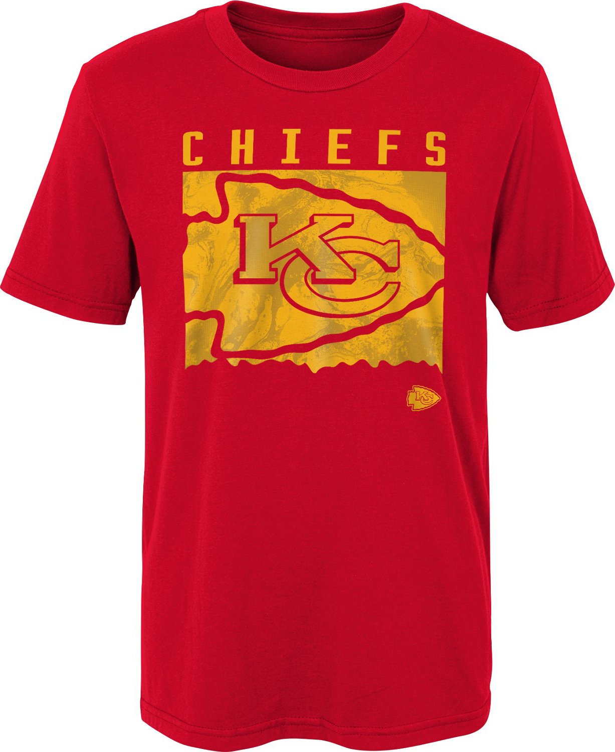 Outerstuff Boys Kansas City Chiefs Liquid Camo Logo Short Sleeve T shirt Hamilton Place