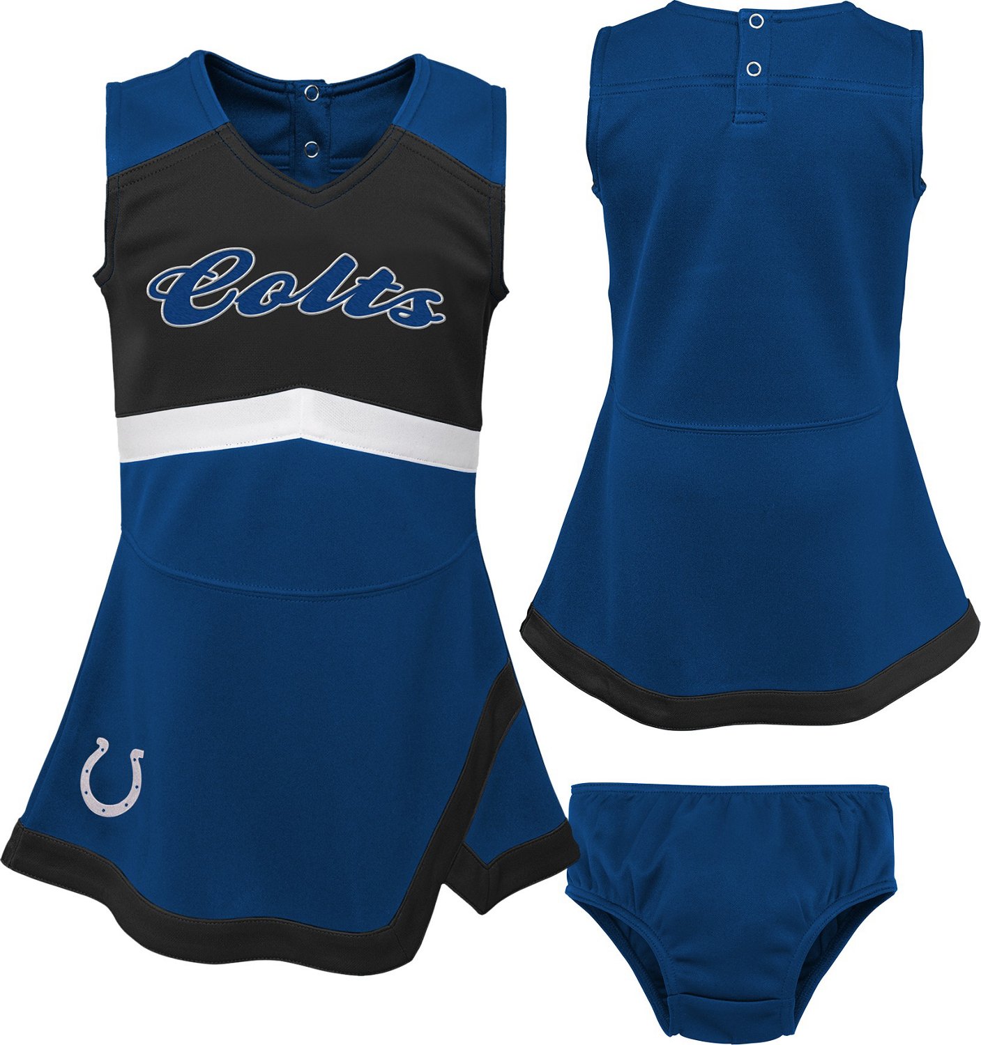 Outerstuff Girls' Indianapolis Colts TDLR Cheer Captain Cheerleader Jumper - view number 4