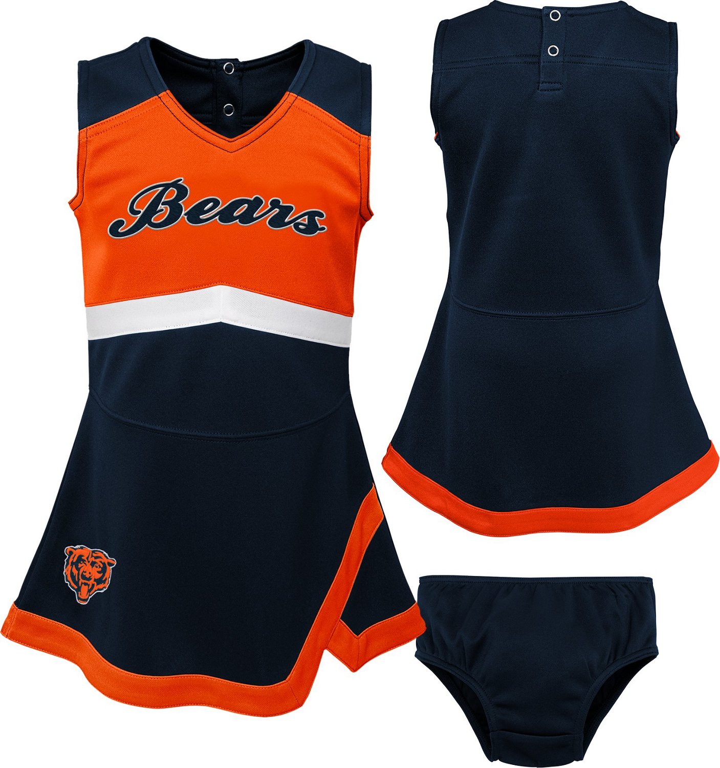 Outerstuff Girls' Chicago Bears Cheer Captain Cheerleader Jumper - view number 4