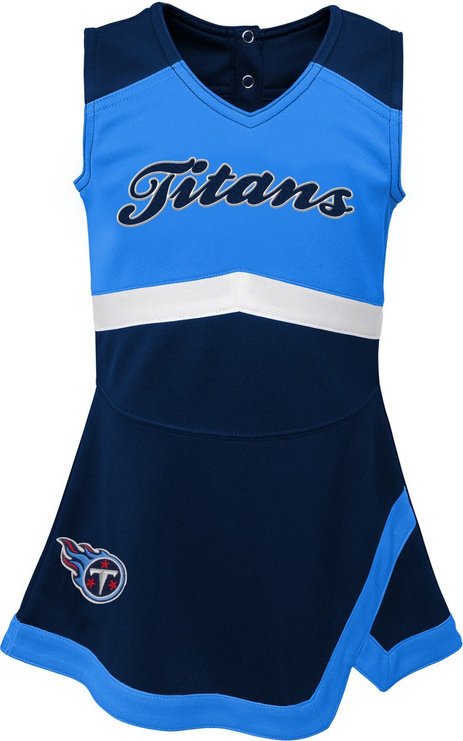 Outerstuff Girls' Tennessee Titans TDLR Cheer Captain Cheerleader Jumper