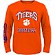 Outerstuff Youth Clemson University Big Timer Long Sleeve T-shirt                                                                - view number 1 selected