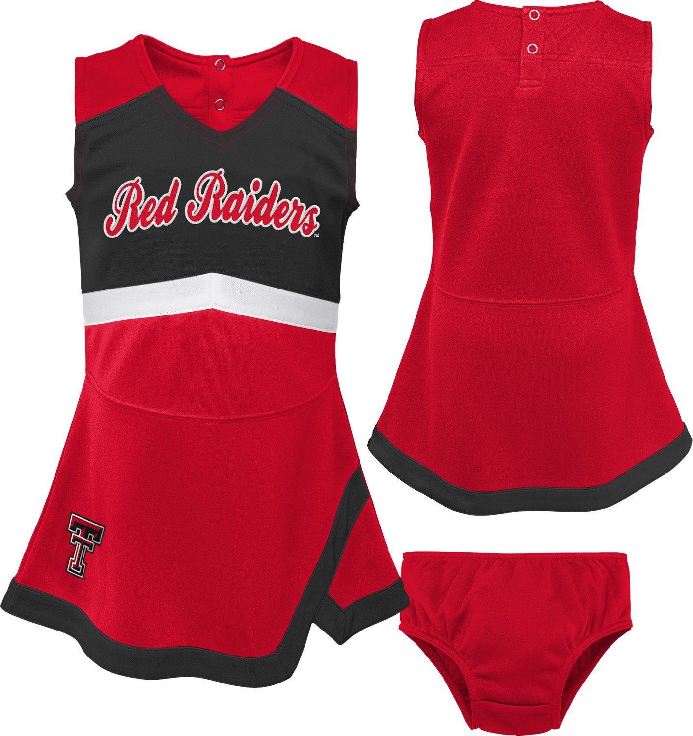 Outerstuff Girls' Texas Tech University Cheer Captain Dress - view number 4