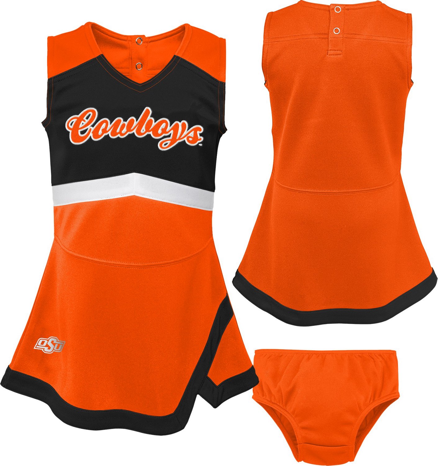 Outerstuff Girls' Oklahoma State University Cheer Captain Dress - view number 4