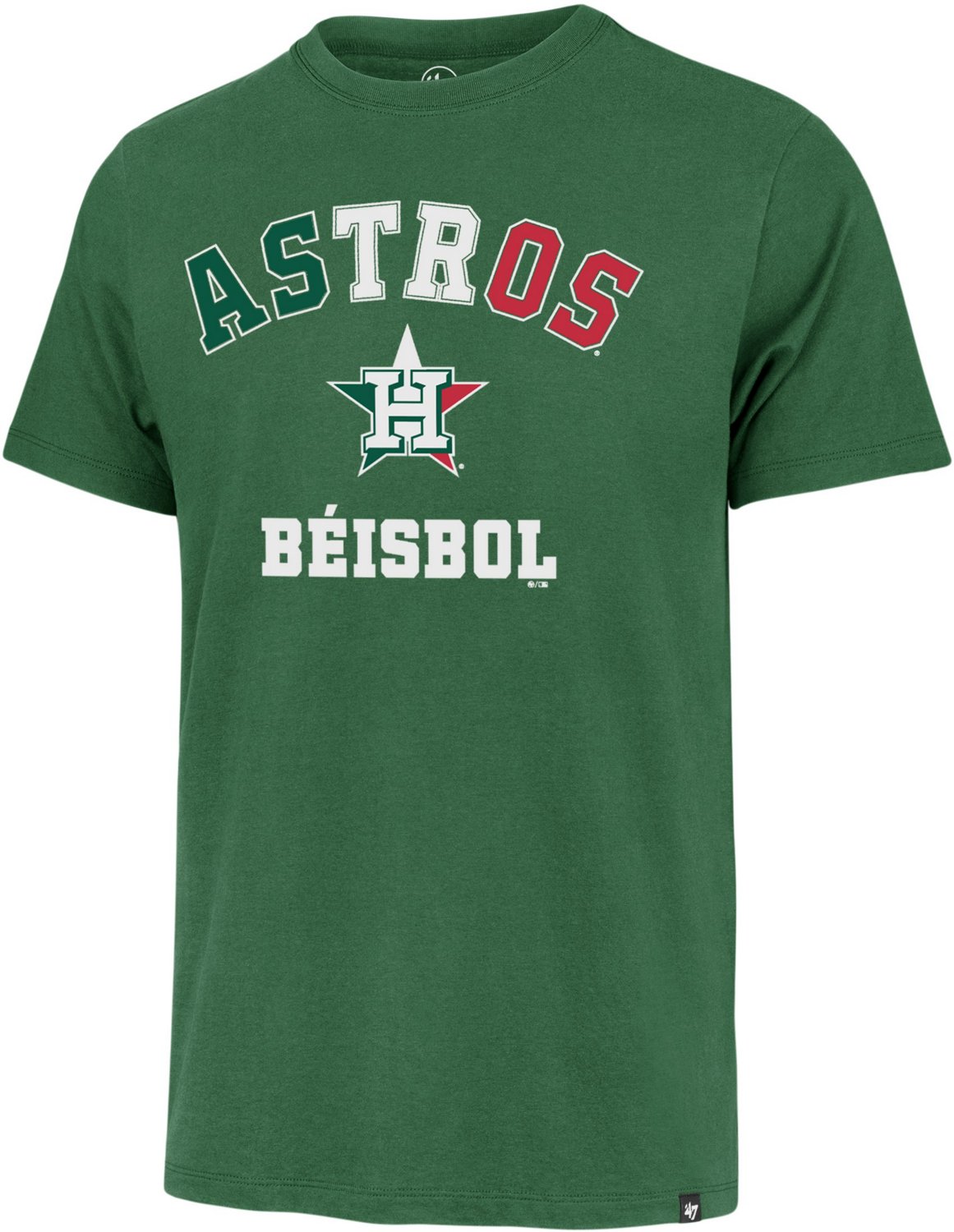 47 Men's Houston Astros Hispanic Heritage Month Mexico Franklin Short  Sleeve Shirt