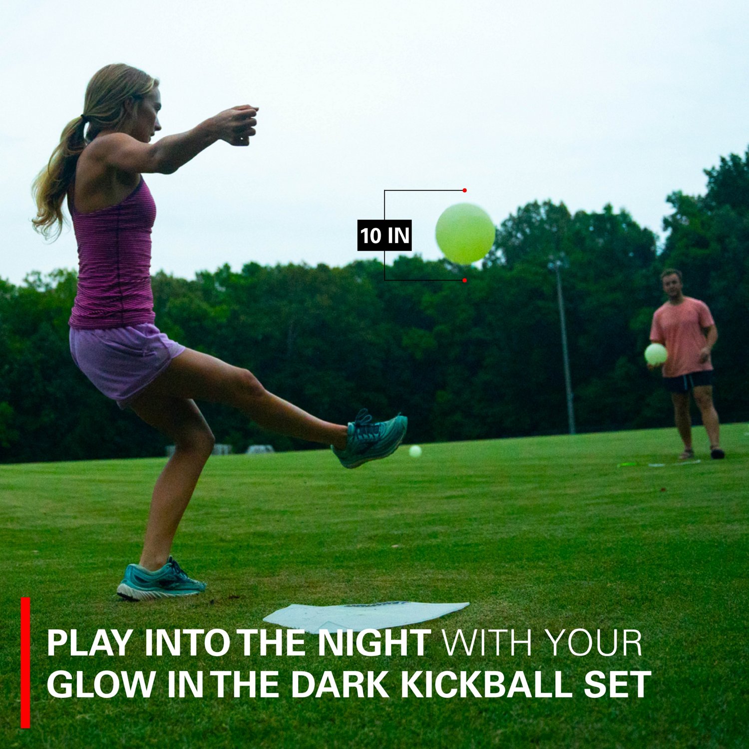Rukket Sports Glow in the Dark Kickball Set
