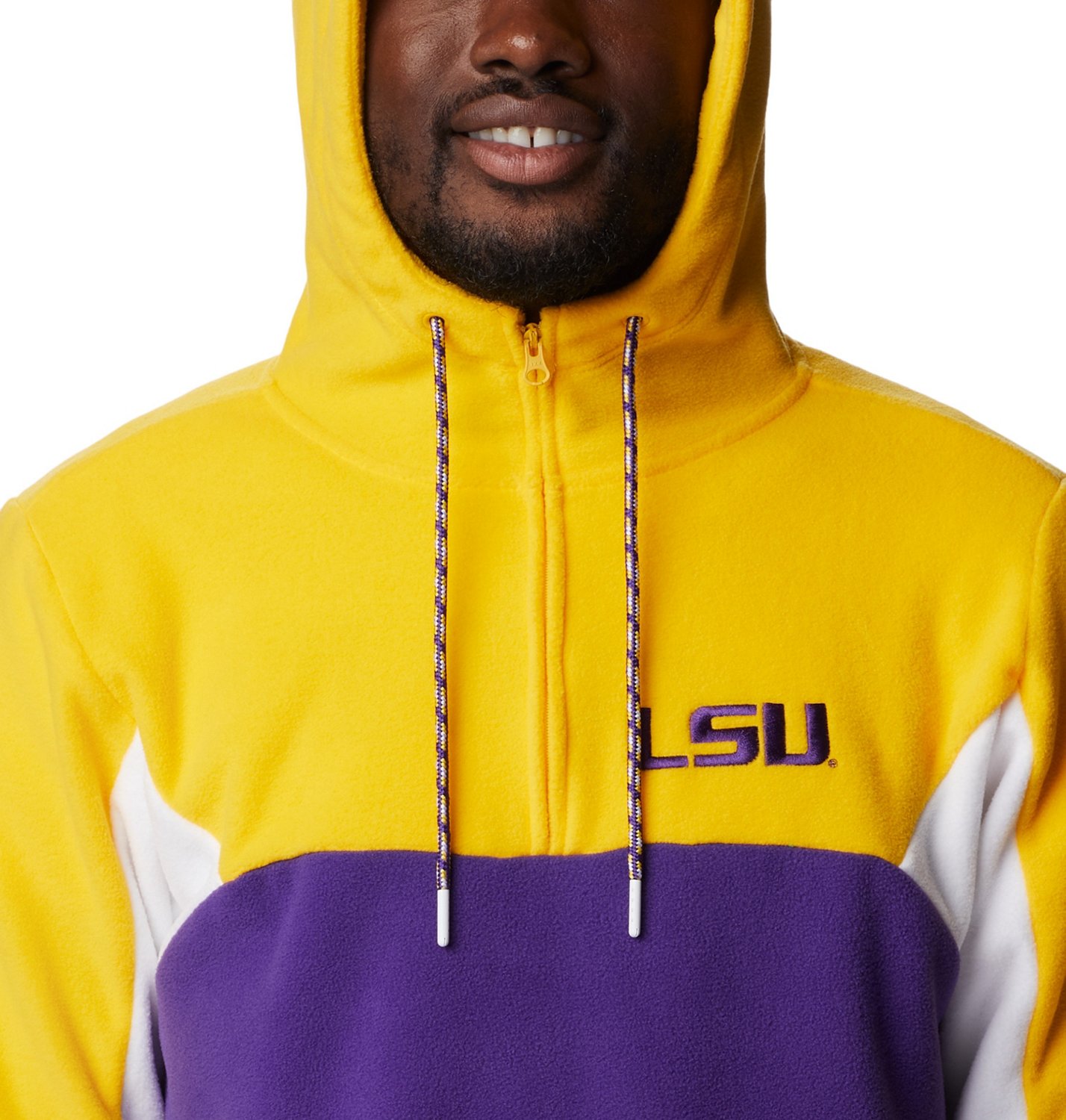 Columbia Sportswear Men's Louisiana State University Lodge Fleece Hoodie - view number 3