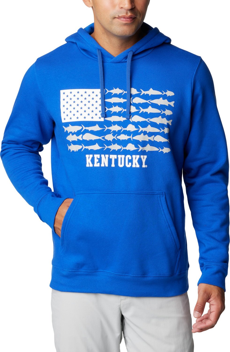 Columbia Sportswear Men's University of Kentucky Fish Flag II Hoodie