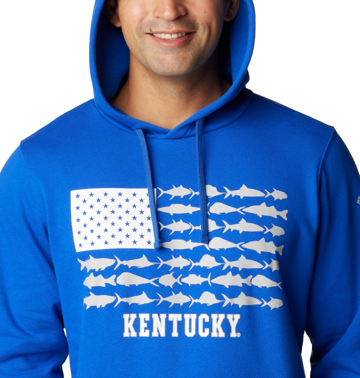 Columbia Sportswear Men's University of Kentucky Fish Flag II Hoodie  - view number 3
