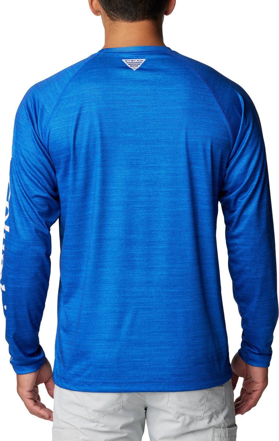 Columbia Sportswear Men's University of Kentucky PFG Terminal Tackle Heather Long Sleeve Shirt - view number 2