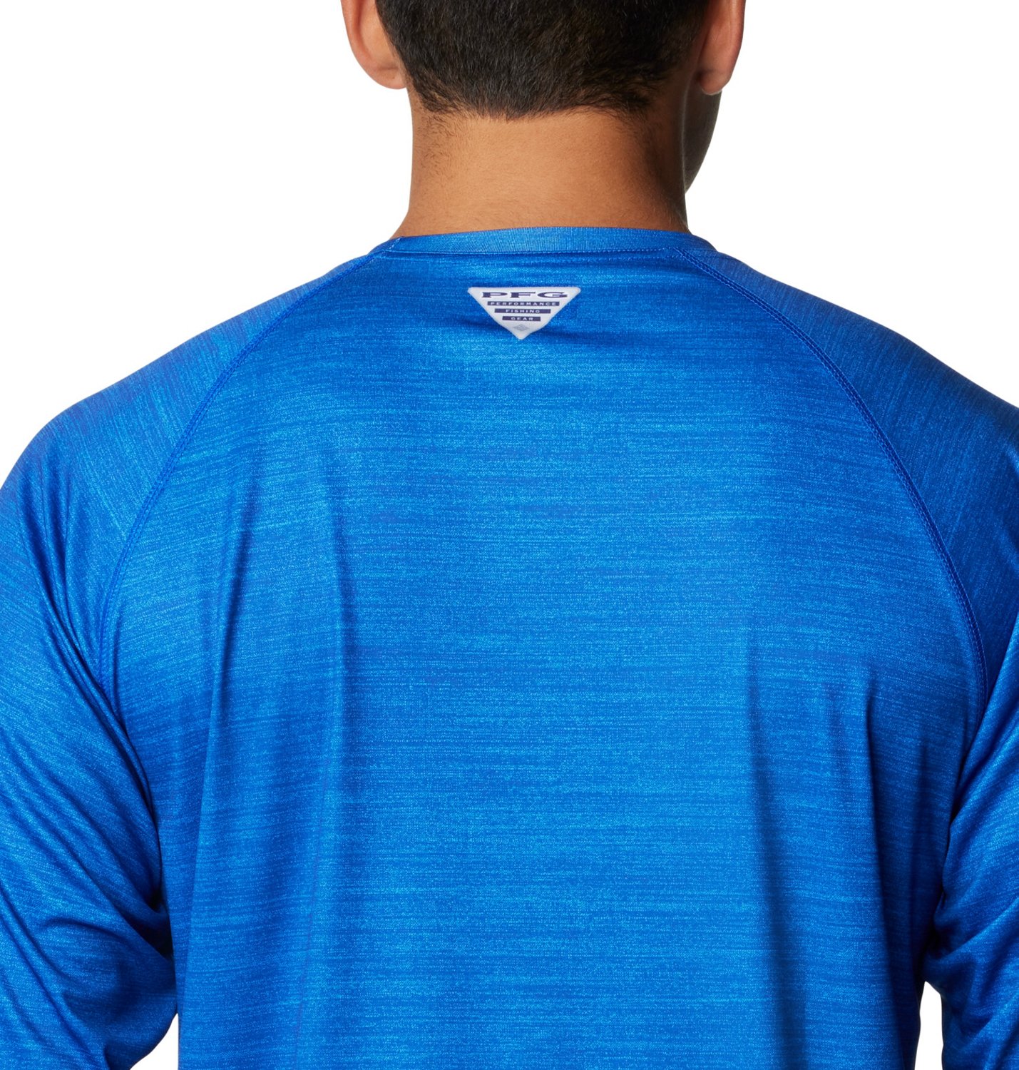 Columbia Sportswear Men's University of Kentucky PFG Terminal Tackle Heather Long Sleeve Shirt - view number 4