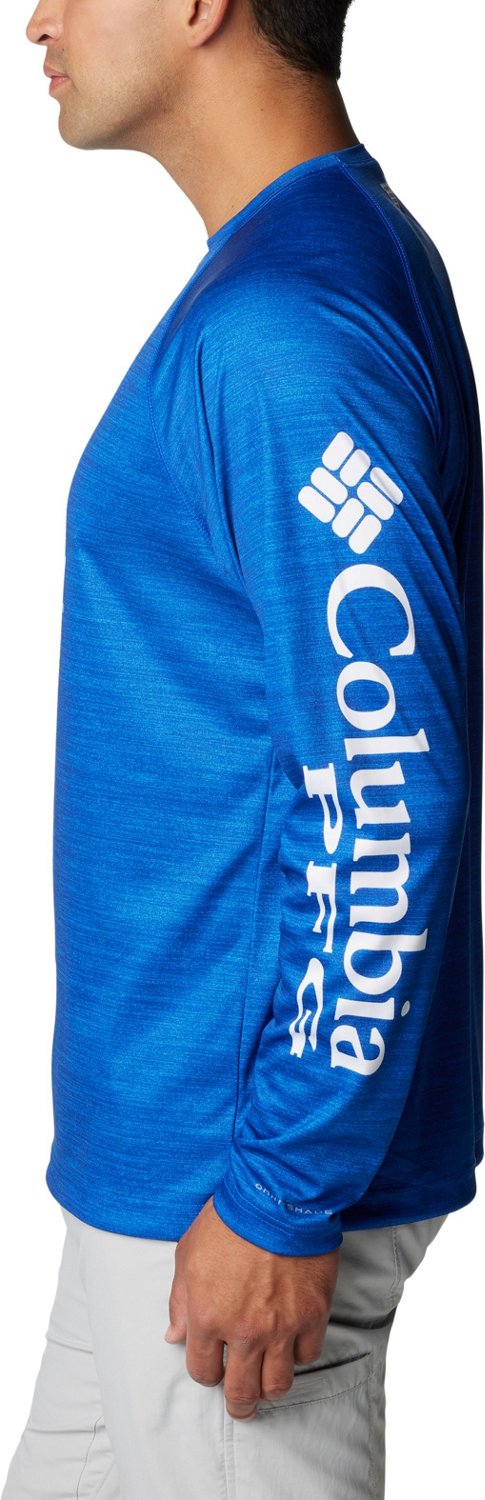 Columbia Sportswear Men's University of Kentucky PFG Terminal Tackle Heather Long Sleeve Shirt - view number 5