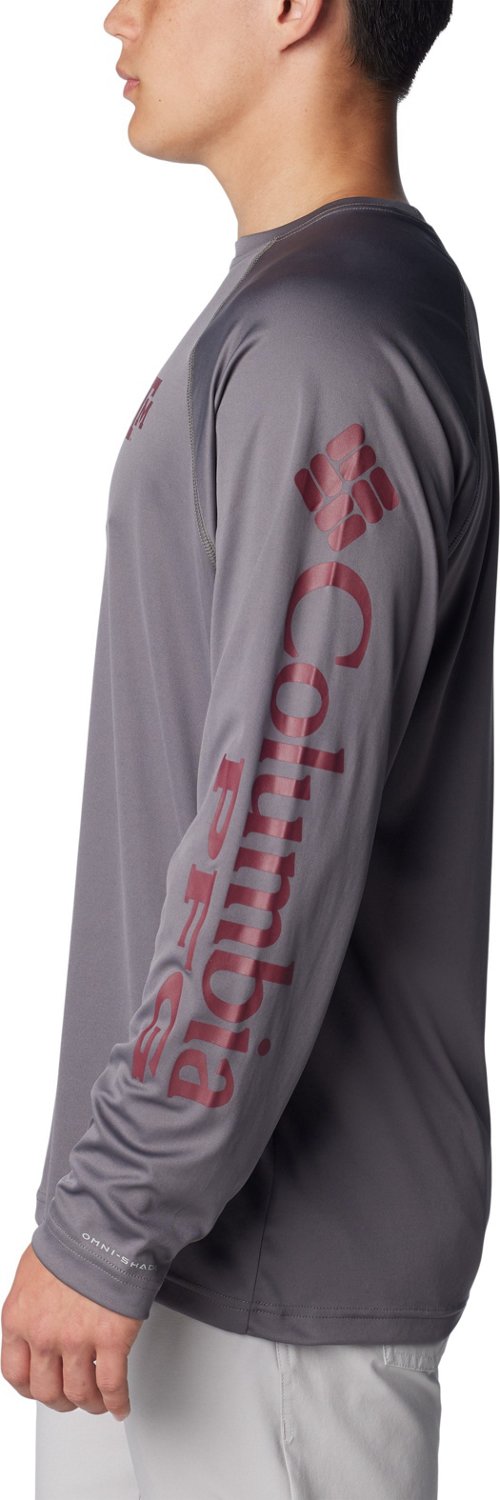 Columbia Sportswear Men's Texas A&M University Terminal Tackle Long Sleeve T-shirt - view number 5
