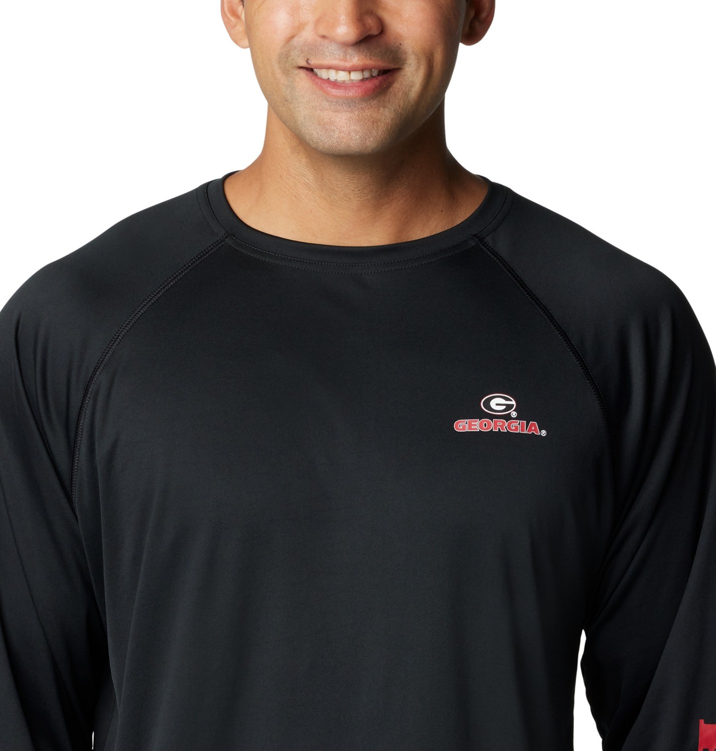 Columbia Sportswear Men's University of Georgia Terminal Tackle Long Sleeve T-shirt - view number 3