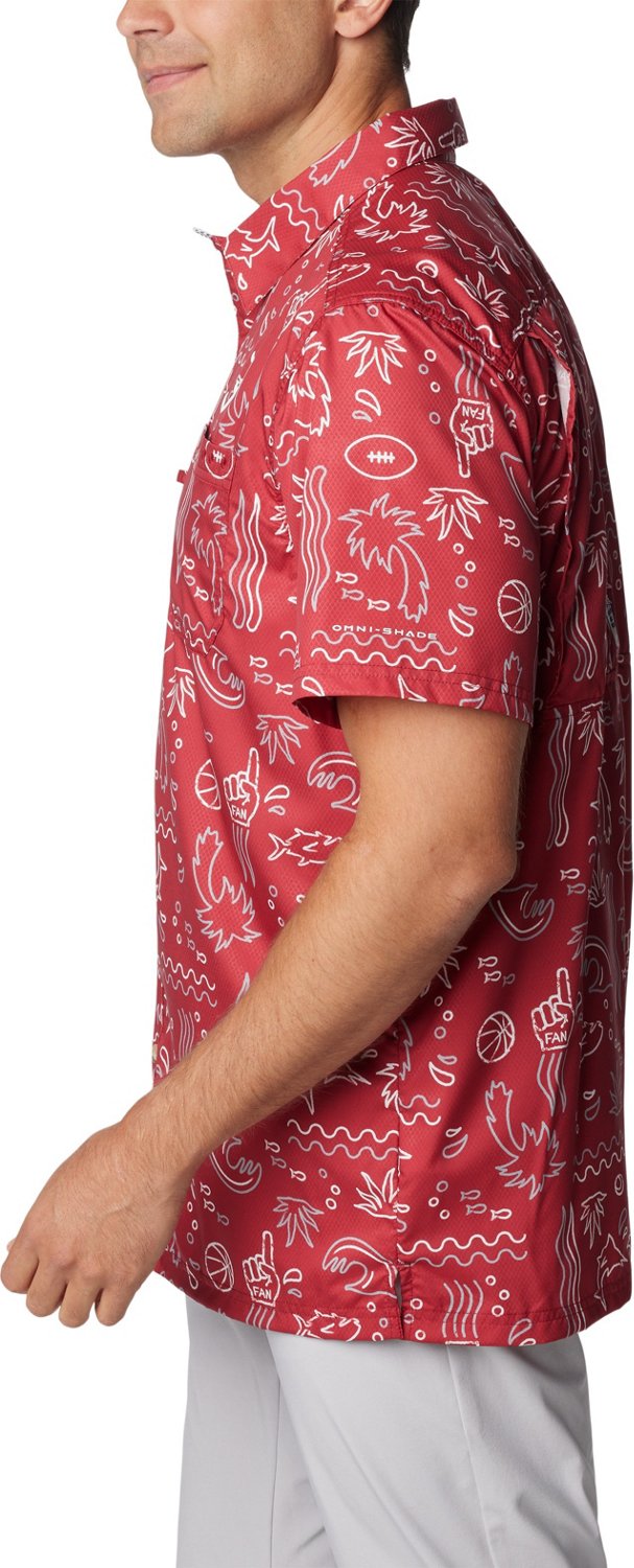 Columbia Sportswear Men's University of Alabama Super Slack Tide Fish Fan Button Down Shirt  - view number 5