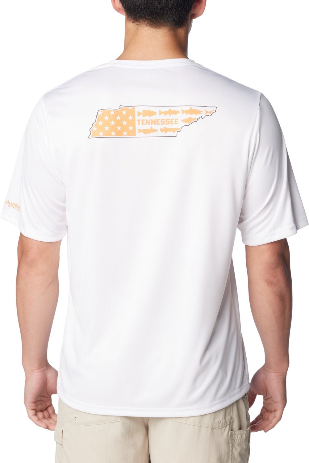 Columbia Sportswear Men's University of Tennessee Flag Terminal Tackle T-shirt - view number 2