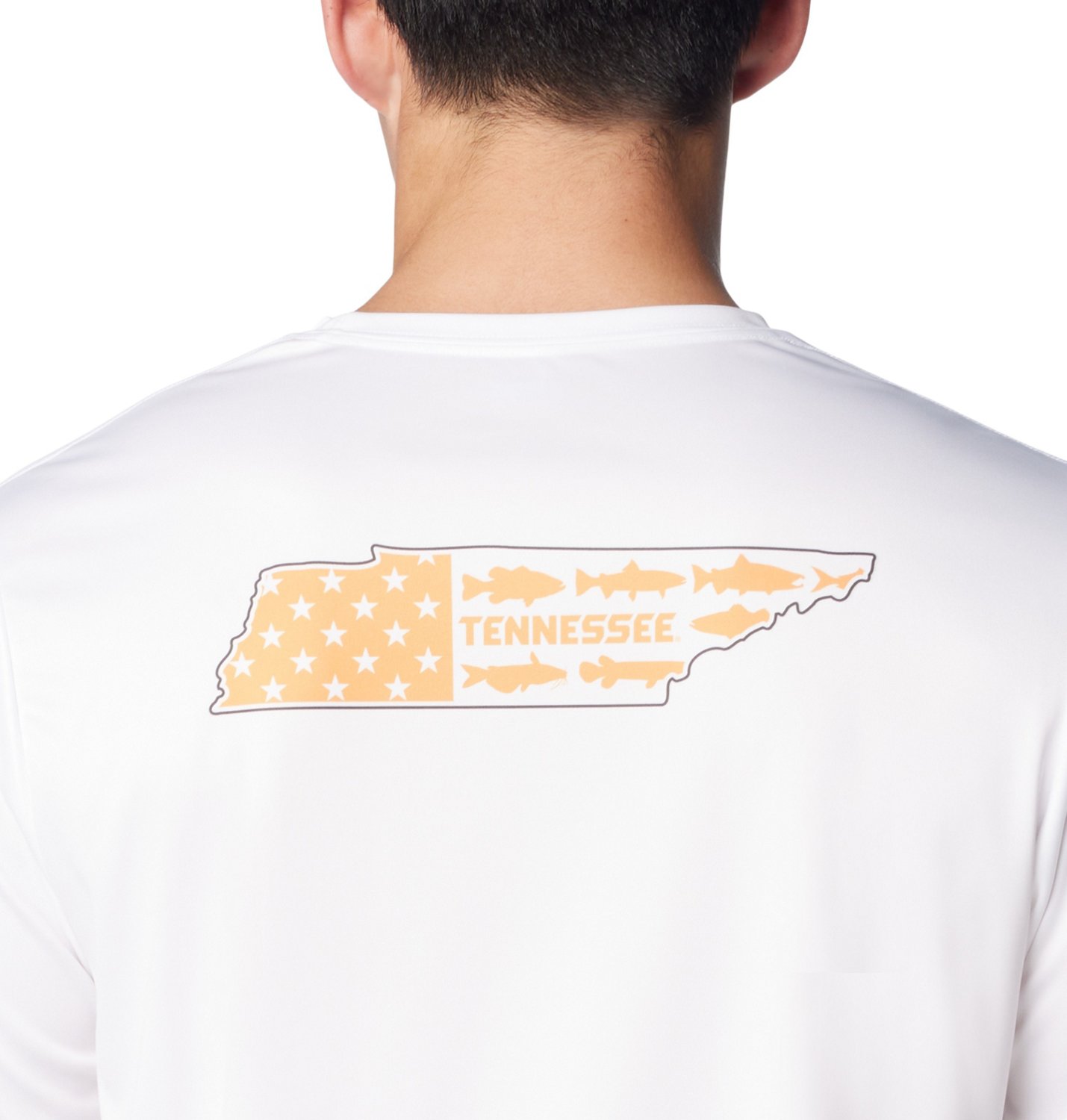 Columbia Sportswear Men's University of Tennessee Flag Terminal Tackle T-shirt - view number 4