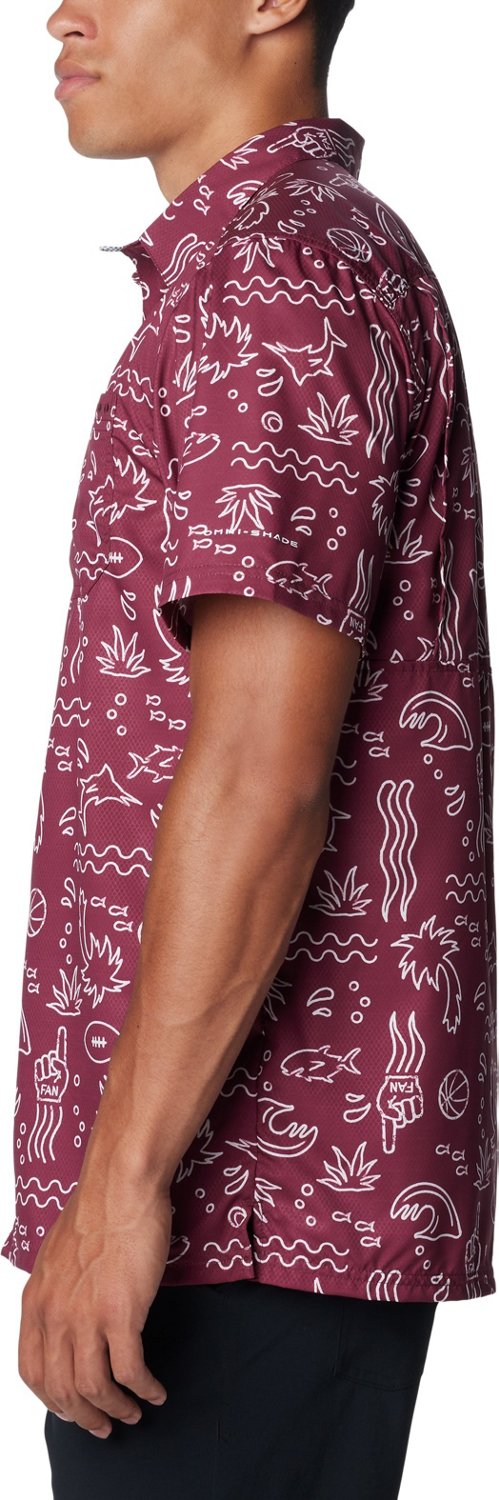 Columbia Sportswear Men's Florida State University Super Slack Tide Fish Fan Button Down Shirt - view number 5