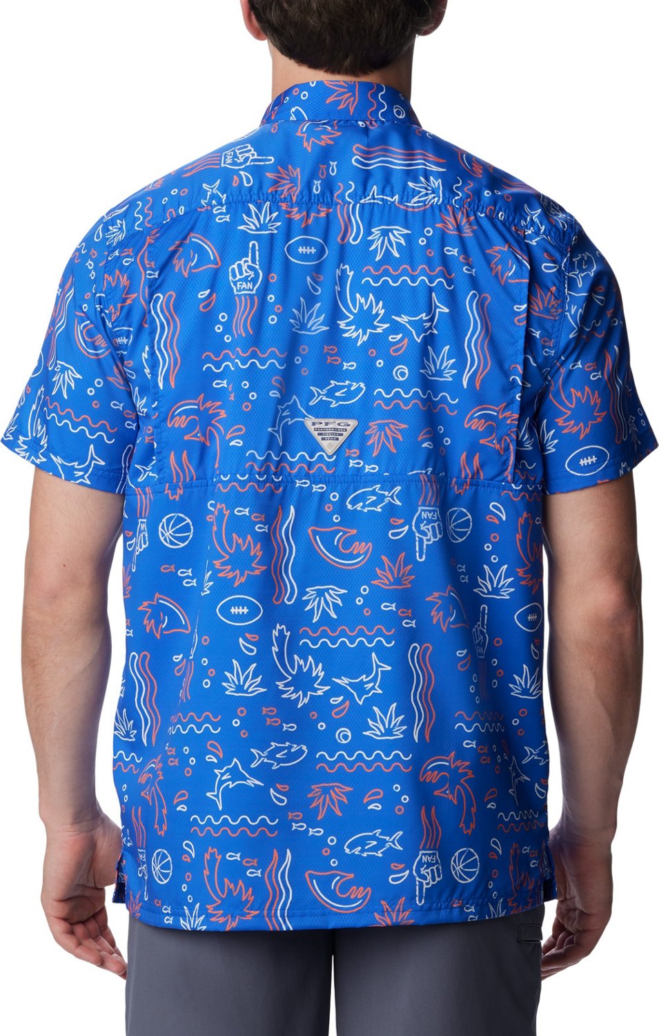 Columbia Sportswear Men's University of Florida Super Slack Tide Fish Fan T-shirt - view number 2