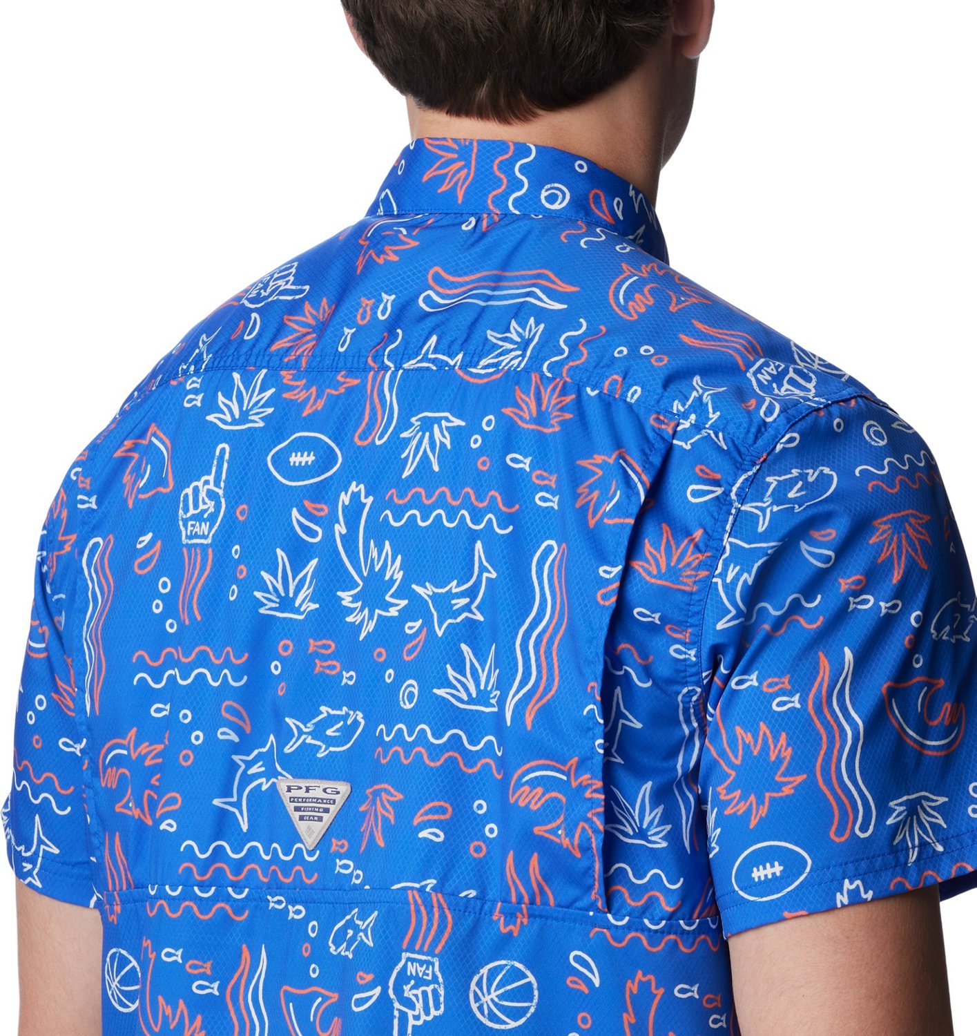 Columbia Sportswear Men's University of Florida Super Slack Tide Fish Fan T-shirt - view number 4