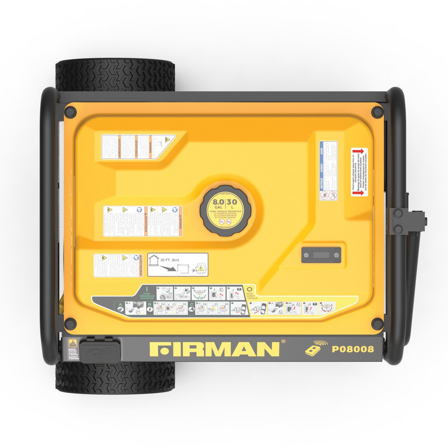 Firman 10,000-8,000 Watts 120/240V Gas Portable Generator - view number 6