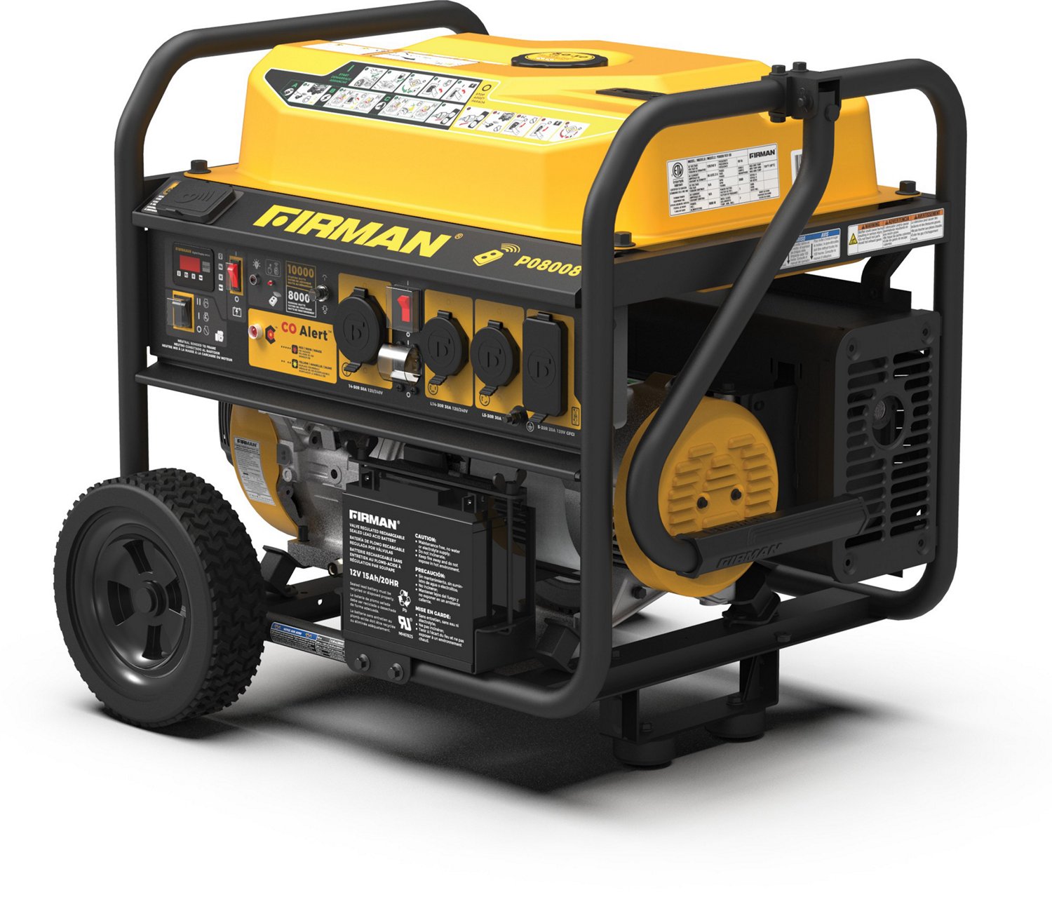 Firman 10,000-8,000 Watts 120/240V Gas Portable Generator - view number 7