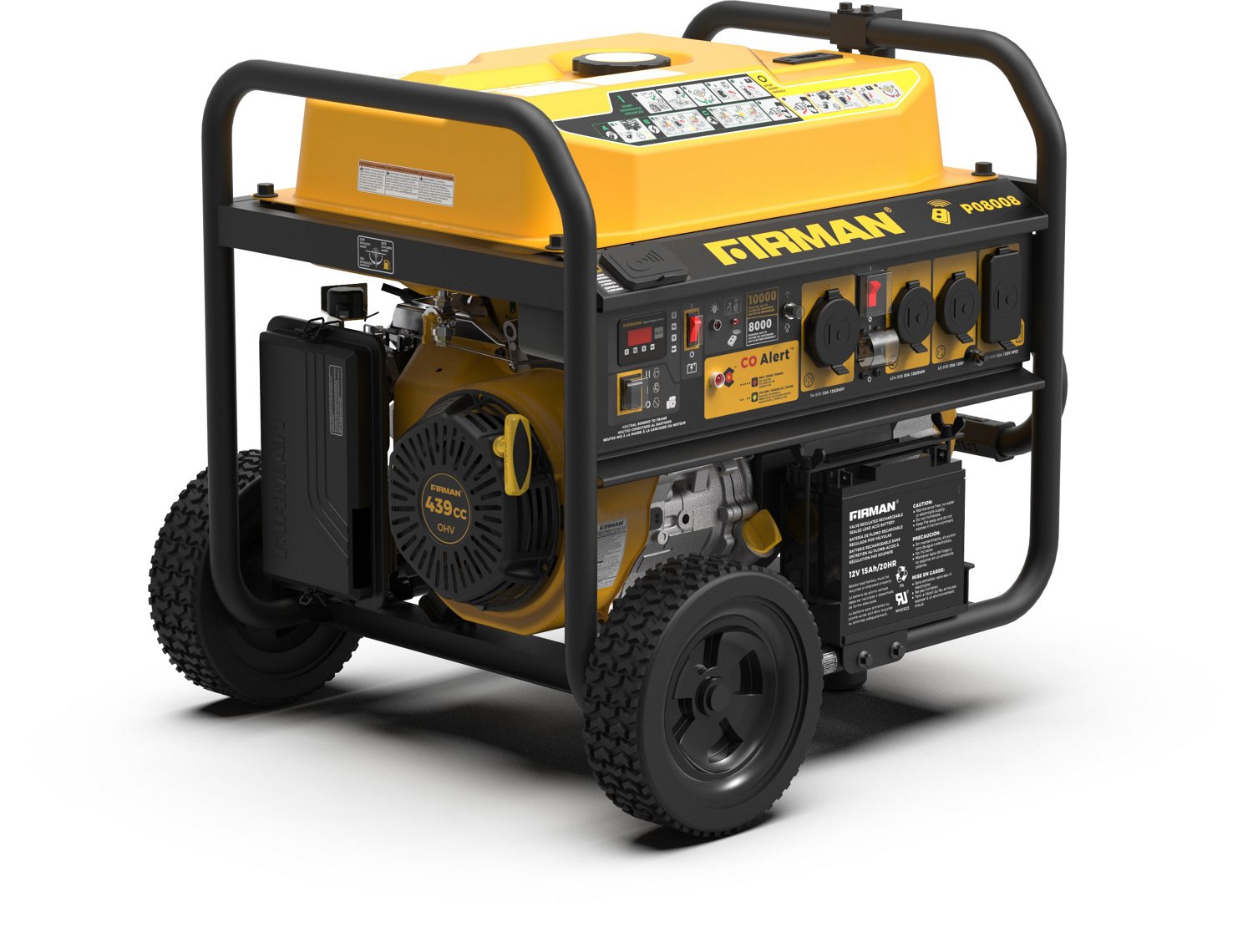 Firman 10,000-8,000 Watts 120/240V Gas Portable Generator - view number 8