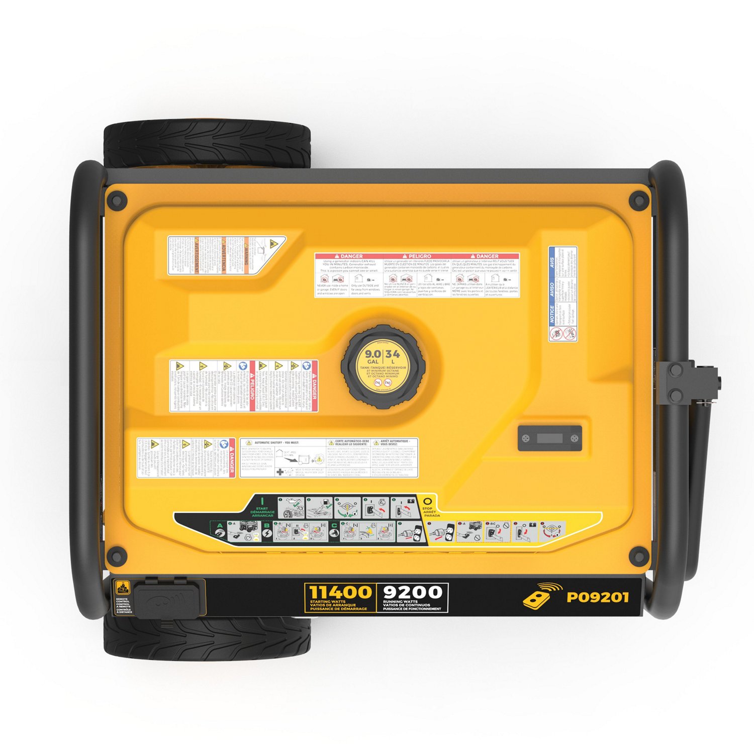 Firman 11,400-9,200-Watt 120/240-Volt Gas Portable Generator                                                                     - view number 6